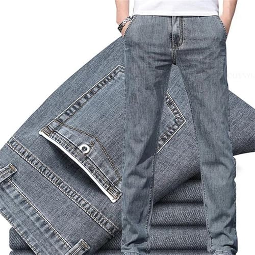 Men's Spring Fall Jeans – Stretch Skinny Slim Fit Denim Pants, Fashion Casual Elastic Trousers2