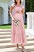Maternity Dresses Baby Shower Photoshoot Easter Pregnancy Summer Sun Pink Floral Spaghetti Straps Casual Maxi Dress 2025