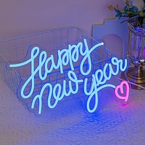 Happynewyearneonsignnewyearneonlightforwalldecorletterledneonsignblueledneonlightholidayneonsignsforbedroombackyardcafeclubmalldecor Urban Country Home Decor Happy new year neon sign new year neon light for wall decor letter led neon sign blue led neon light holiday neon signs for bedroom backyard cafe club mall decor urban country home decor