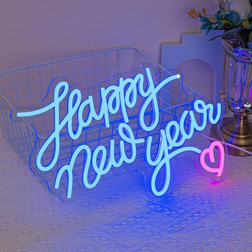 Happynewyearneonsignnewyearneonlightforwalldecorletterledneonsignblueledneonlightholidayneonsignsforbedroombackyardcafeclubmalldecor Urban Country Home Decor Happy new year neon sign new year neon light for wall decor letter led neon sign blue led neon light holiday neon signs for bedroom backyard cafe club mall decor urban country home decor