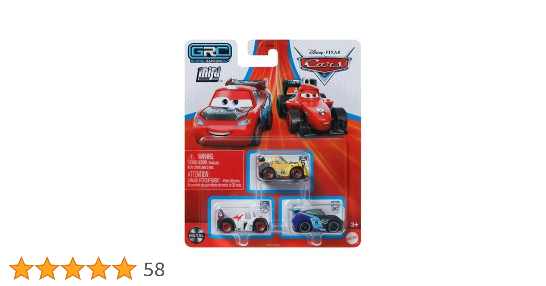 ディズニー　カーズ ミニレーサーシリーズ　セット Amazon.co.jp: ディズニー カーズ ミニレーサー 3パック (Grc