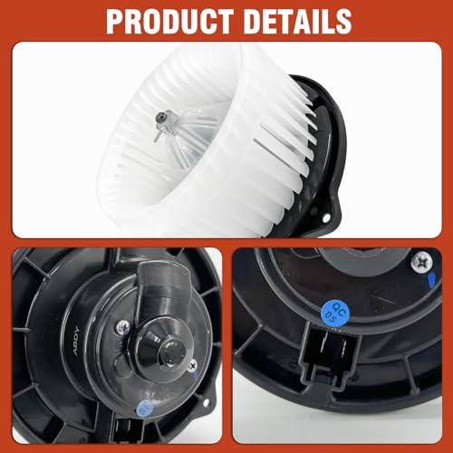 Image of AC Heater Blower Motor with Fan 700054 Fit for Toyota Sienna 2004-2005, Camry 2002-2006, Solara 2004-2008, Replaces 8710306031, 8710306041, 8710308051, TO3126116