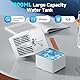 Klimaanlage Mobil, Mobile Klimaanlage mit 900ml Wassertank, Ventilator mit 2/ 4h Timer, 3 Windgeschwindigkeiten & Sprühfunktion, 7 Farben Licht, Mini Luftkühler ideal für Schlafzimmer und Büro