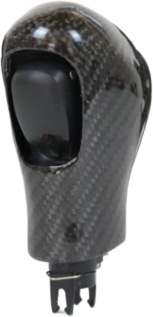 Black Carbon Fibre Gear Shift Knob Compatible for Nissan Maxima 2016 2017 2018 2019 2020(04set)