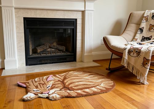 Tapete Decorativo en Forma de Gato 35 x 17 Pulgadas miniatura 3