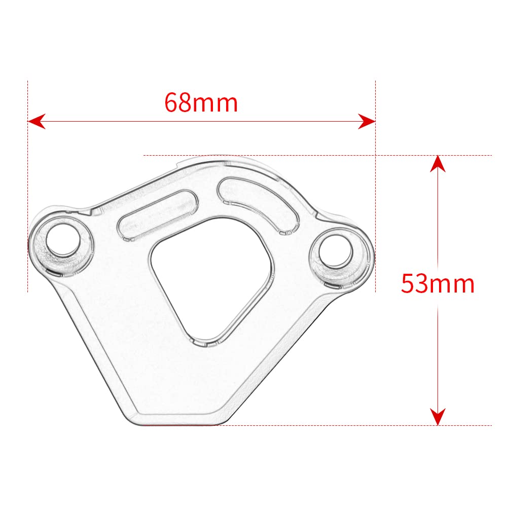 Modeer Moto frizione presa cilindro pellicola di protezione compatibile con 990 SMT 2008 2009 2010 2011 2012 2013 2014 accessori (arancione/nero)