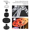 21 Pieces Cymbal Accessories, Drum Kit Accessories Set include Cymbal Felts, Cymbal Sleeves with Base, Cymbal Wing Nuts and Cymbal Washer #2