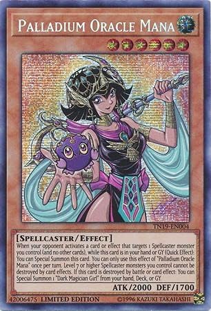 Palladium Oracle Mana - TN19-EN004 - Prismatic Secret Rare Limited Edition| Yu-Gi-Oh! Promo Cards