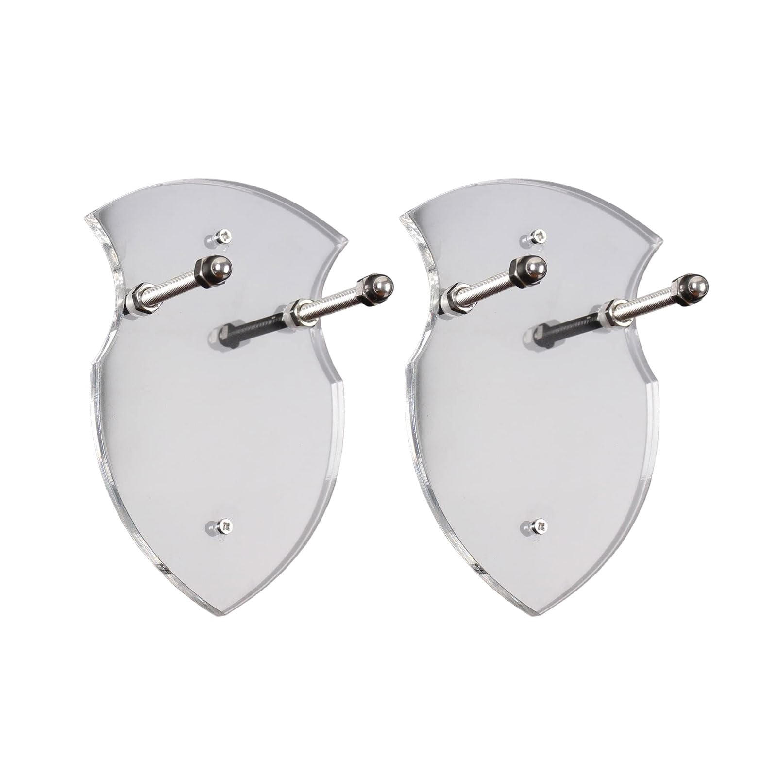 Msioytog 2pcs Acrylics Swords Wall Mount Holder Vertical Decorative Rack Collectibles Display Stand Decoration Holder Vertical Swords Hanger