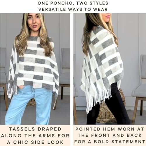 Chic Cardigan Bohemian Poncho | Soft and Comfortable Lightweight Cardigan Poncho | Cute and Stylish Shawl4
