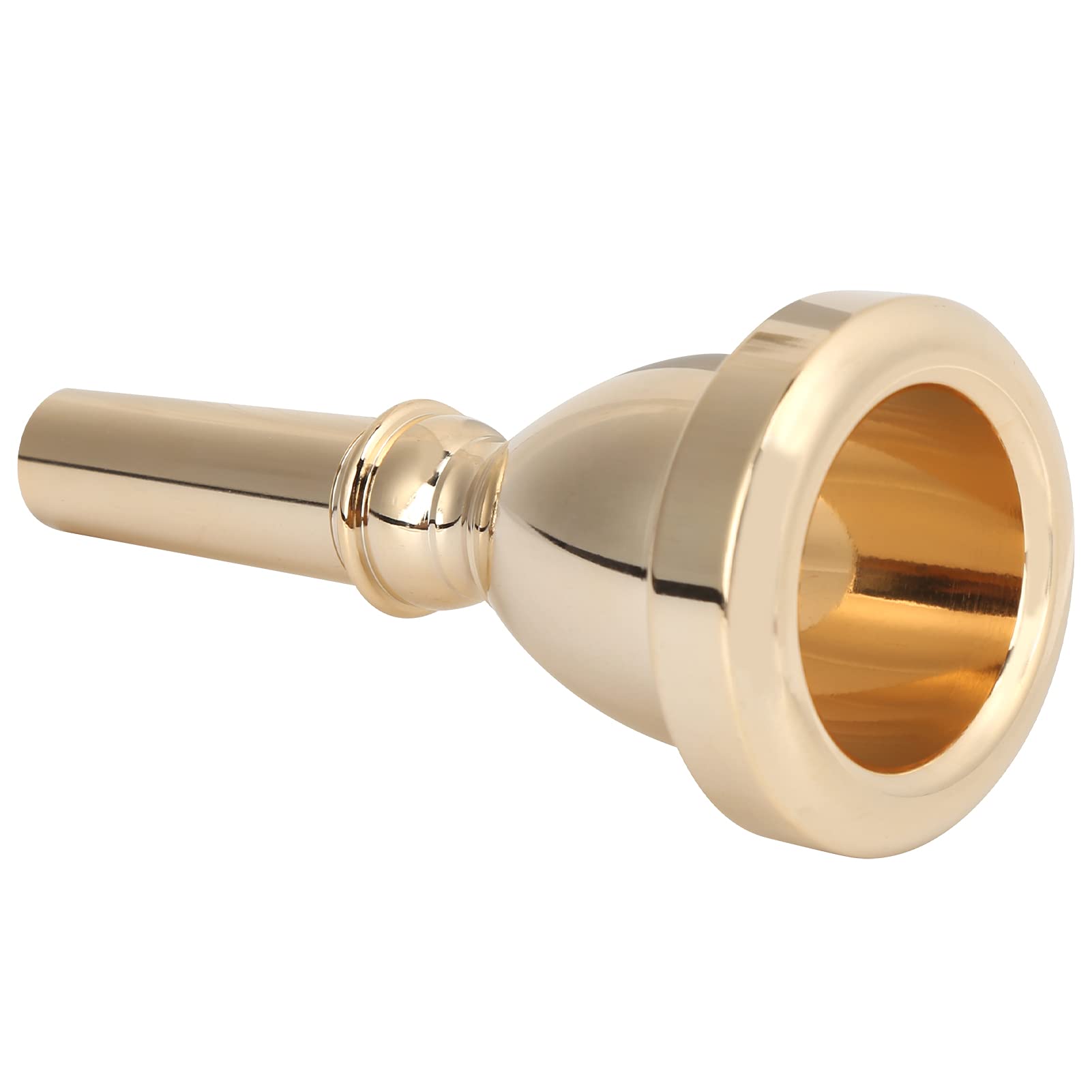 Boquilla de cuerno para tuba bajo, accesorio de instrumento musical, material de cobre duradero, fácil de instalar y transportar, para músicos de tuba y bajo