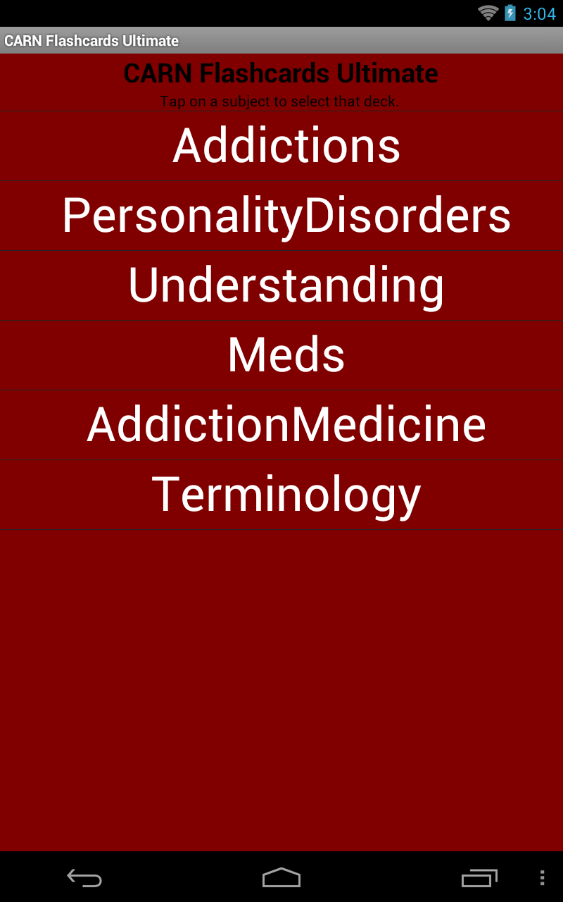 CARN Flashcards Ultimate - App on Amazon Appstore