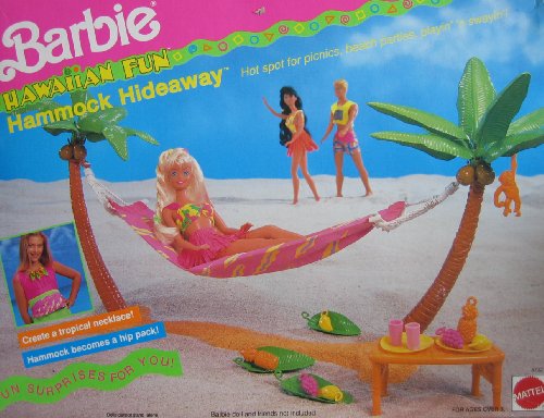 Barbie Hawaiian Fun Hamaca HIDEAWAY Playset (1990)