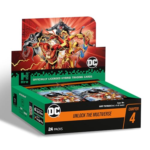 Image of DC | HRO Chapter 4 Hybrid Trading Cards Collection: 24-Pack Mega Booster Box, 168 Cards