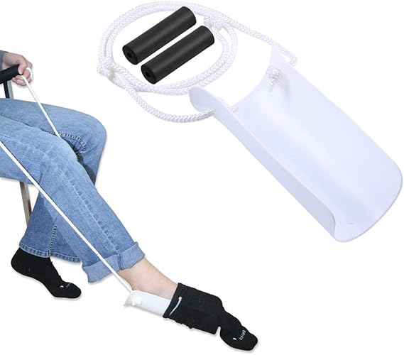 Healthman Sock Aid, Stocking Assist Slider for Seniors Elderly with