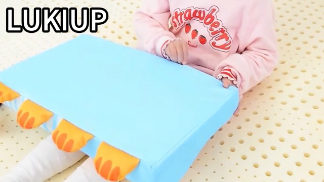 Oreiller Apaisant Somniva Pour Enfant – Forme Lion, Mousse Mémoire De Forme, Tissu Glacé Respirant – Aide à L’Endormissement, Lavable – Dimensions 45x27 Cm