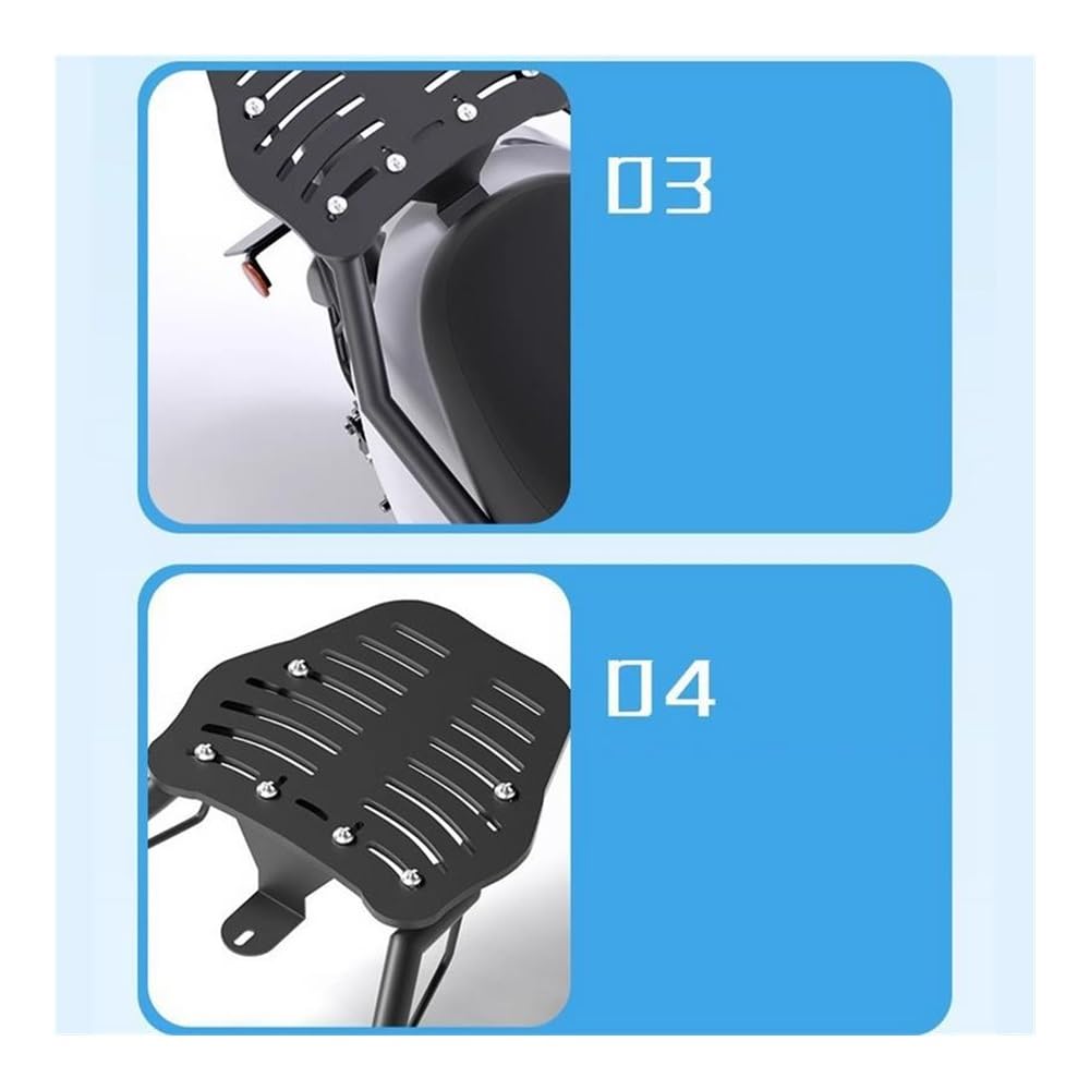 Portaequipajes Para Motocicleta Ajustable Para Maletero Accesorios Para