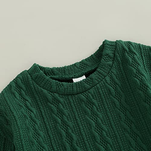 Infant Baby Sweater Romper Baby Girl Boy Knitted Sweatshirt Pullover Tops Fall Winter Clothes3