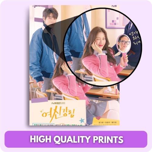 Image of auraposter Paper Korean Drama Dramacore Aesthetic Wall Collage Kit 40-Piece Mini Posters Set (15x10 cm) | K-Drama, C-Drama, J-Drama Inspired Wall Decor Glue Dots Included