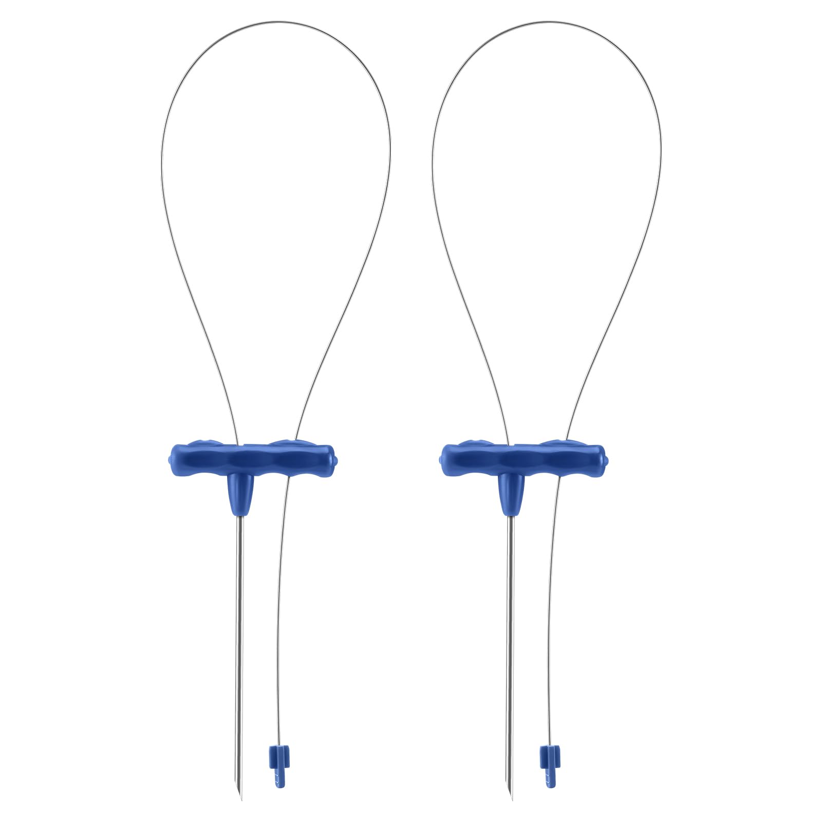 Kit Ikejime Soulchen de 2 herramientas con alambre de acero inoxidable azul para pescado mediano