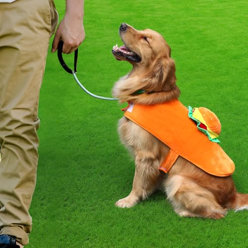 Disfraz de hamburguesa para perro talla XL miniatura 4