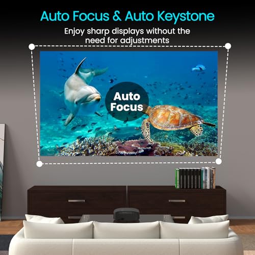 Portronics Beem 490 Smart LED Projector with 1080p Full HD, Streaming Apps (Netflix, Prime Video, Hotstar), Automatic Focus, Auto Keystone... - Image 6