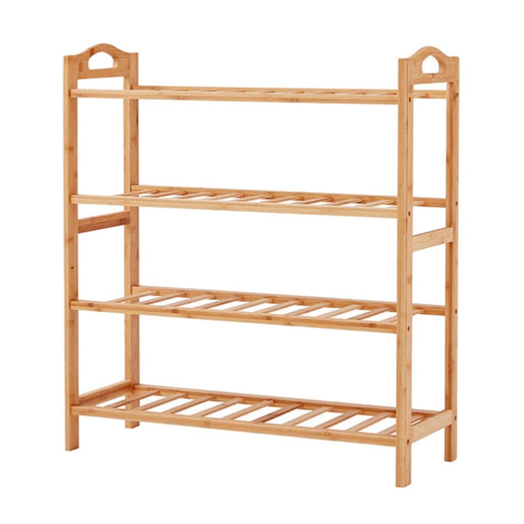 Amazon.com: Shoe Racks for entryway 3/4-Tier Wood Shoe Rack Medium