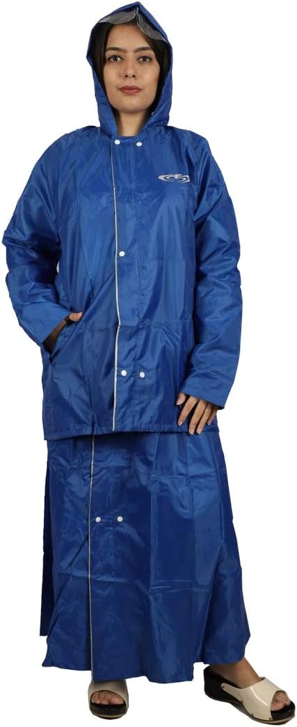 Romanonx Women's Rain Skirt and Rain Jacket