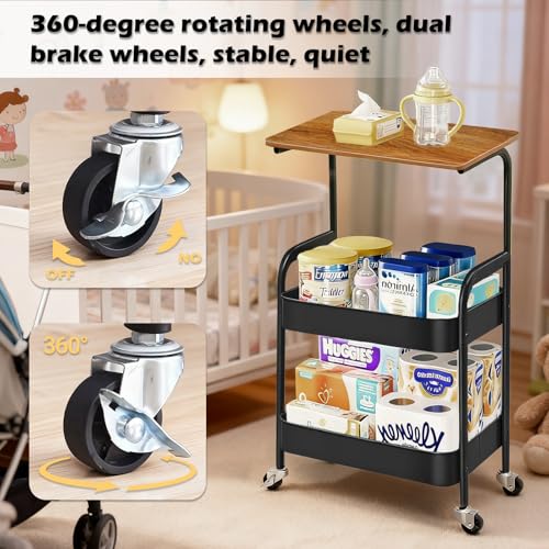 Carrito rodante con mesa de madera - 30% de descuento - Image 5