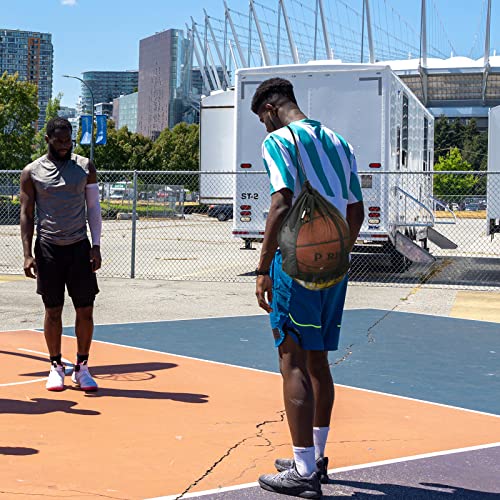 Cosmos Single Ball Bag Mesh Carry Bag Sport Game Ball Storage Bag Drawstring Sackpack Sling Back Bag For Carrying Basketball Volleyball Rugby Ball Soccer Football, Also As Swim Bag Gym Bag Sports Bag #TOP6