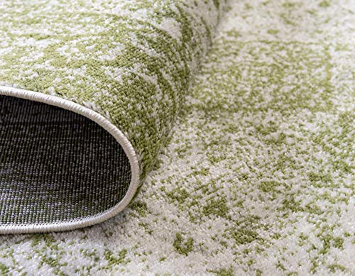Rugs.com Dover Collection Rug – 2' X 3' Green Low-Pile Rug Perfect For Entryways, Kitchens, Breakfast Nooks, Accent Pieces #TOP6