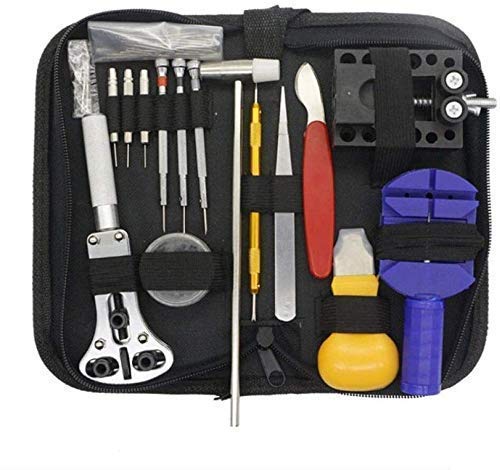 Kit di strumenti per la sostituzione della batteria dell'orologio Kit di riparazione dell'orologio 147PCS Kit di sostituzione della batteria kit orologio strumento per orologio, set di utensili manu