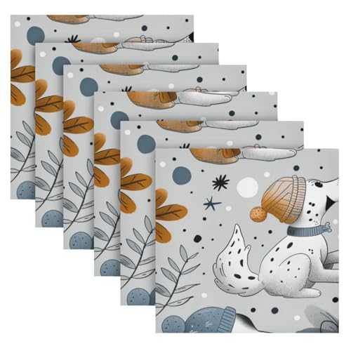 Servilletas de tela multicolor pack x6 20x20 pulgadas miniatura 2