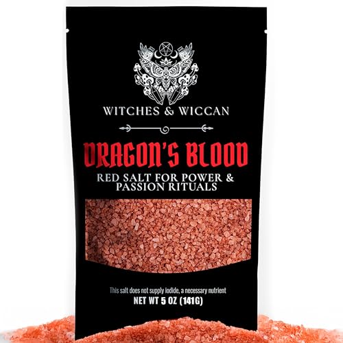 Red Dragon’s Blood Sea Salt for Power, Passion & Protection – Natural Real Salt Ideal for...