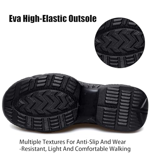 Women's Mesh Slip-On Platform Walking Shoes Comfort Lightweight Breathable Elastic Mouth Nurse Walking Work Shoes for Workout for Plantar Fasciitis Standing All Day2