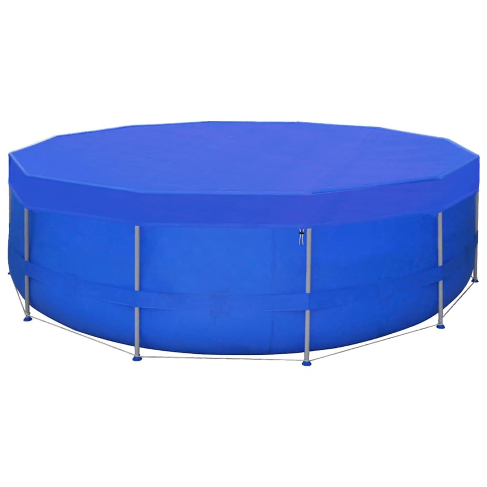 ShGaxin Pokrowiec na basen 2 sztuki, akcesoria do basenu, pokrywa basenu, osłona basenu, pokrowiec na basen, ochraniacz na podłogę basen, okrągły PE 540 cm 90 g/m2