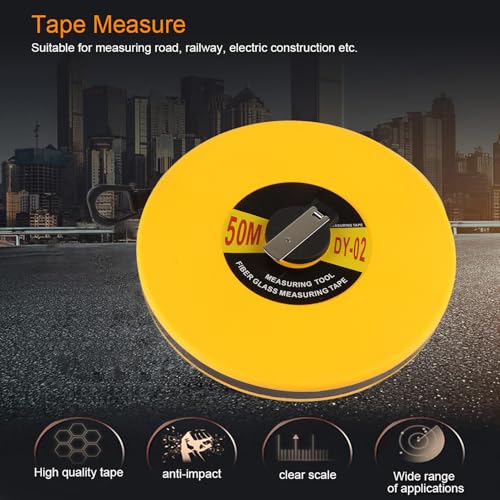 Cinta métrica de fibra de vidrio 50 m enrollada miniatura 3