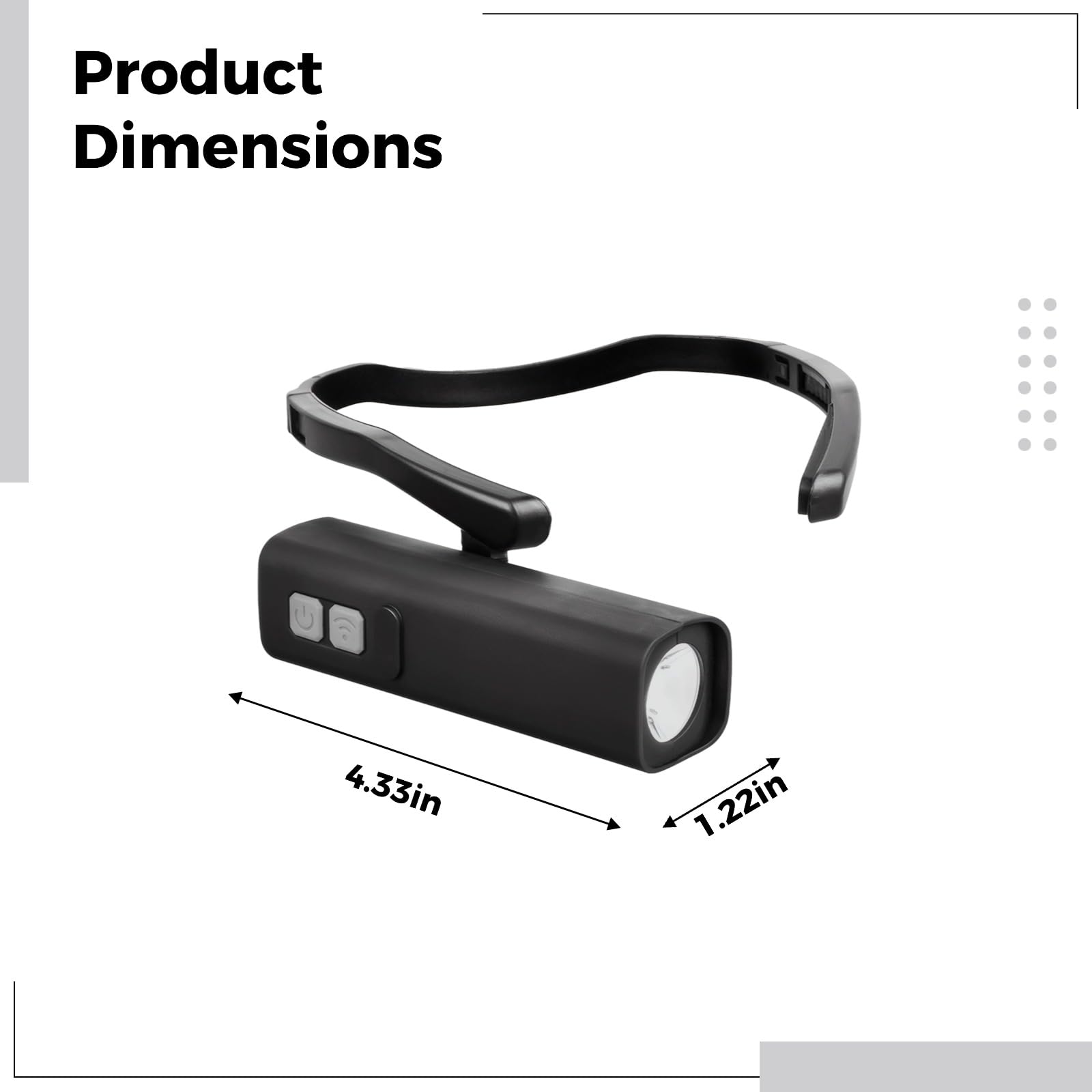 1000 mAh wiederaufladbare Stirnlampe mit Bewegungsmelder, verstellbare Helligkeit für Angeln, Camping, Laufen, tragbares Stirnlicht