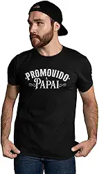 Camiseta Masculina Promovido a Papai do Ano Presente Pai