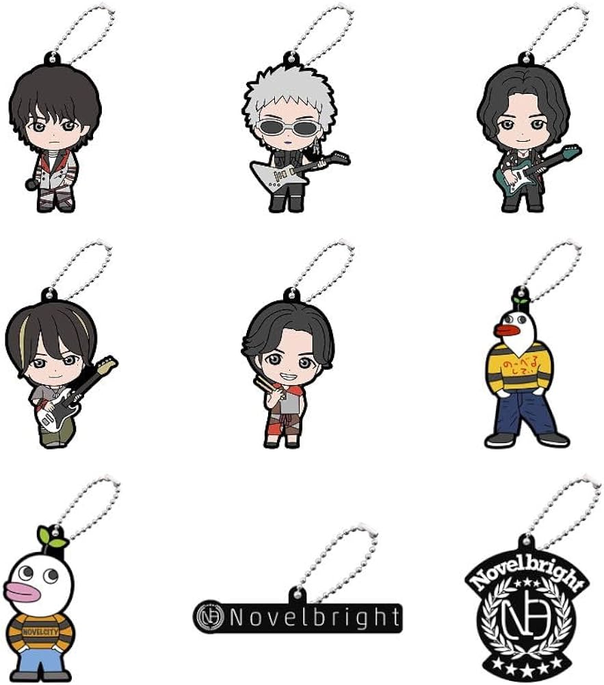 Amazon | Novelbright カプセルラバーマスコット [全9種セット