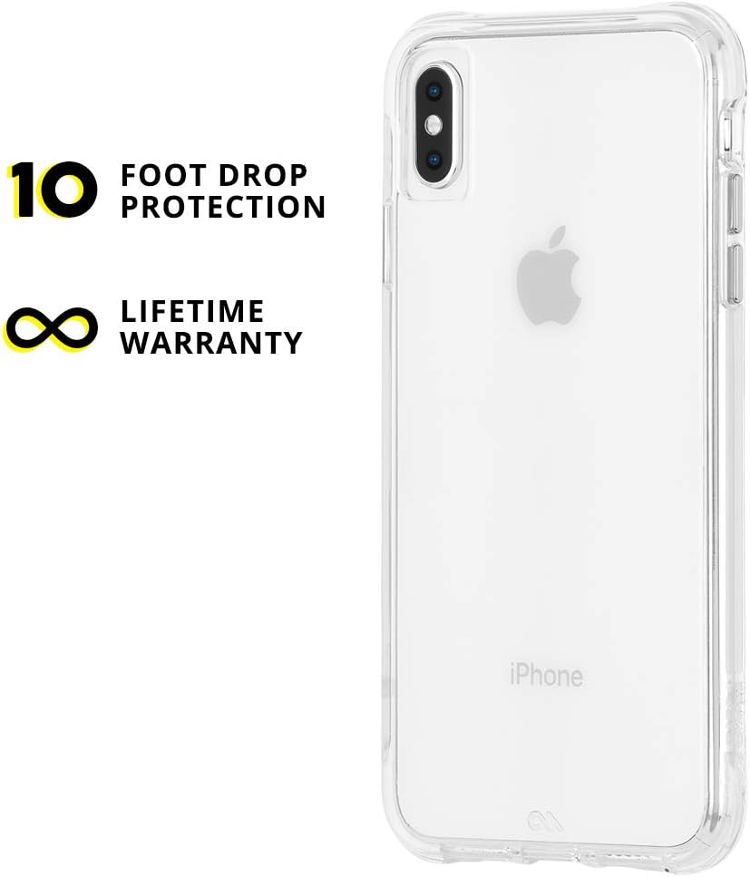 Case-Mate - iPhone XS Max Case - TOUGH - iPhone 6.5 - Clear