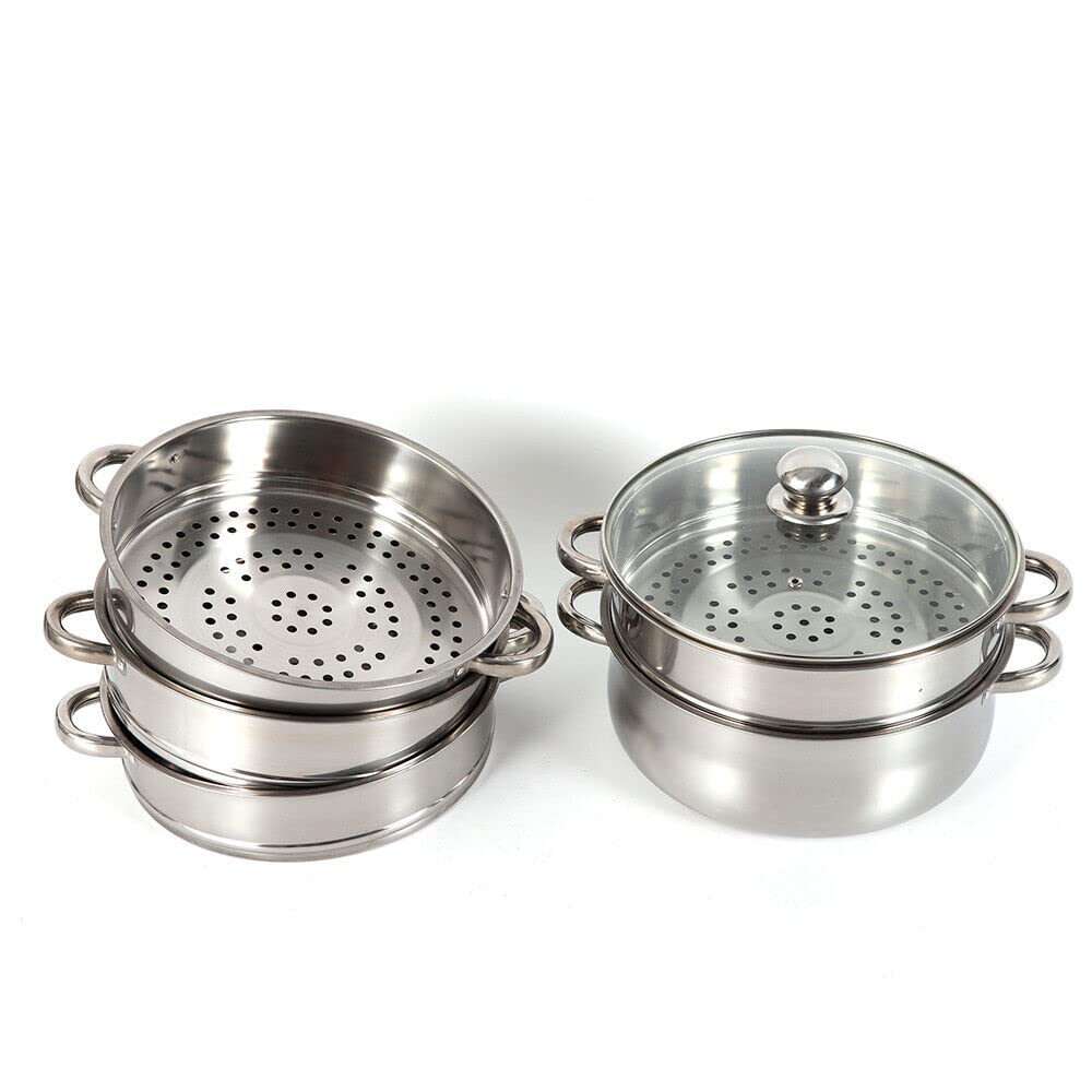 Cocina de vapor multifunción hogar cinco capas multicapa huevo al vapor, verduras al vapor, arroz al vapor olla integrada, vaporizador de seguridad con gran capacidad