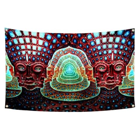 Zeaiicess Music Tapestry Tool Flags Vintage Buddha Poster 70s 80s 90s Punk Band Banner for Room Bar Party Decor 3x5 Cover