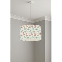 Dinosaur Friends Pattern White lightshade   30 x 21cm Ceiling Drum Shade | 875FF5