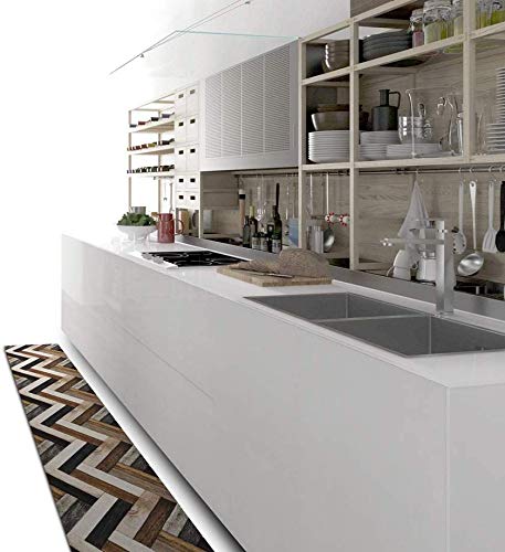 Tappeto Runner Cucina 300cm - Stampa Cuori, PVC Lavabile, Antiscivolo, Made In Italy - Foto 9