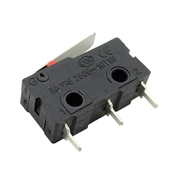 10Pcs Micro Limit Switch NO NC 3 Pins PCB Terminals SPDT 5A 125V 250V 29mm Roller Arc Lever Snap Action Push Microswitches16mm 3PIN ZJ