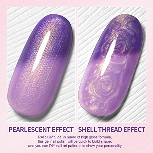 RARJSM Mermaid Lavender Thermal Color Changing Gel Polish #TOP28