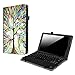 Fintie 2018 RCA Viking Pro/Cambio W1013 DK /W101V2 B Case - Premium PU Leather Cover Compatible for 10.1" RCA Viking II Pro/Premier Atlas Pro-S 2-in-1 Tablet with Keyboard Version, Love Tree