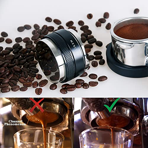 53Mm Espresso Tamper Coffee Distributor Tool - Culikem Dual Head Espresso Leveler Fits For 54Mm Portafilter, Espresso Hand Tamper #TOP2