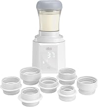 Chicco Multifunctional Portable Bottle Warmer with Sterilizer, Self-Sterilizing, Fast Milk Heating and Sterilization Pacifiers, USB-C Battery, 7 Adapters Included, Chicco and Other, Wireless